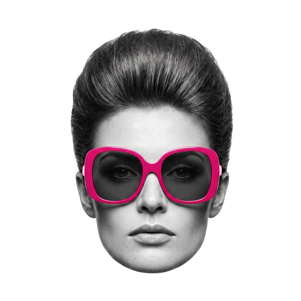 Brand Authority character wearing pink glasses